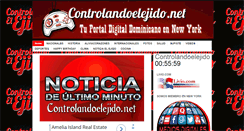Desktop Screenshot of controlandoelejido.net
